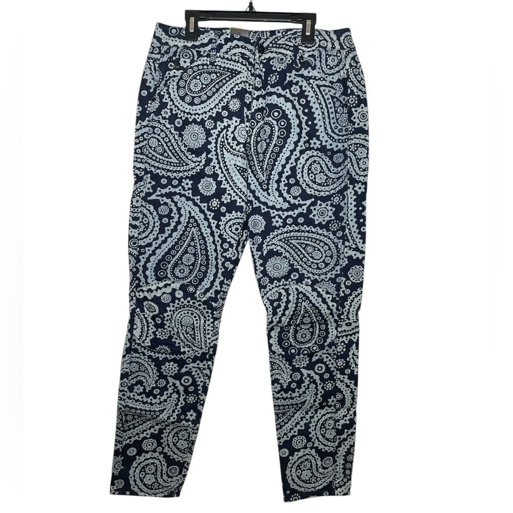 G-Star X Pharrell Williams Tapered COJ Yinze Indian Paisley Print pant sz 27x32